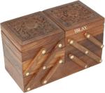 Wooden Jewelry Box - Stylish Organizer for Girls