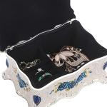 Vintage Metal Jewelry Box Organizer for Women