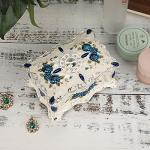 Vintage Metal Jewelry Box Organizer for Women