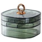 3-Layer Clear Acrylic Jewelry Box Organizer