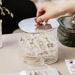 3-Layer Clear Acrylic Jewelry Box Organizer