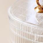 3-Layer Clear Acrylic Jewelry Box Organizer