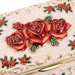 Charming Vintage Metal Jewelry Box Organizer