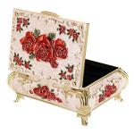 Charming Vintage Metal Jewelry Box Organizer