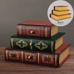 Vintage Wooden Flower Organizer Jewelry Box with Drawers