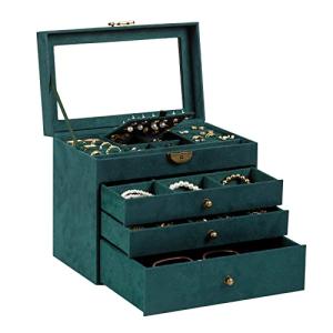 Vintage 4-Layer Jewelry Box for Women