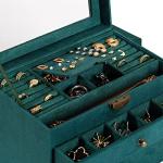 Vintage 4-Layer Jewelry Box for Women