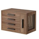 Elegant Wooden Jewelry Box with Clear Window