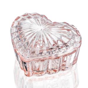Pink Heart Shaped Jewelry Box and Candy Dish