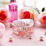 Pink Heart Shaped Jewelry Box and Candy Dish