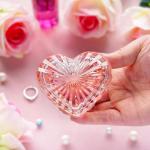 Pink Heart Shaped Jewelry Box and Candy Dish