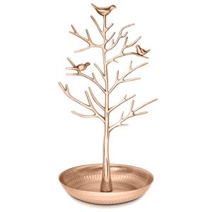 Silver Birds Tree Jewelry Stand and Organizer