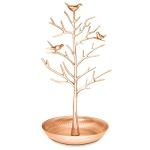 Silver Birds Tree Jewelry Stand and Organizer