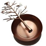 Silver Birds Tree Jewelry Stand and Organizer