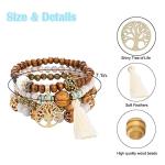 Bohemian Tree of Life Stretch Bracelets for Women