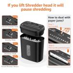 8-Sheet Cross Cut Paper and Credit Card Shredder