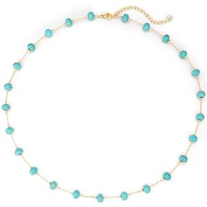 Turquoise Beaded Choker Necklace for Women