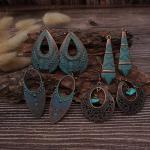 11 Pairs Boho Vintage Drop Dangle Earrings Set