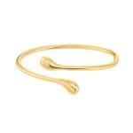 Gold Adjustable Arm Cuff Bracelet for Women
