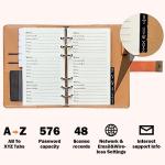 BTSFTOGET Lockable Password Journal with Tabs