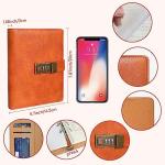 BTSFTOGET Lockable Password Journal with Tabs