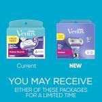 Gillette Venus Deluxe Smooth Swirl Razor Refills, 6 Count