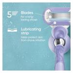 Gillette Venus Deluxe Smooth Swirl Razor Refills, 6 Count