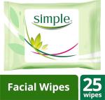 Cleansing Facial Wipes, 25 Count Pack of 6