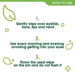 Gentle Cleansing Wipes for Sensitive Skin, 25 Count