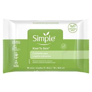 Gentle Makeup Remover Wipes - 25 Count