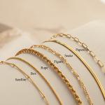 Trendy Gold Bracelet Set for Women