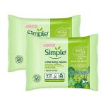 Simple Cleansing Facial Wipes - 50 Total Wipes