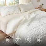 Boho Queen Comforter Set with Sheets – Beige