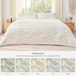 Boho Queen Comforter Set with Sheets – Beige