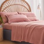 Blush Pink 7-Piece Full Tufted Comforter Set