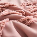 Blush Pink 7-Piece Full Tufted Comforter Set