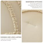 Beige Boho Tufted California King Comforter Set