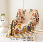 Ultra Soft Boho Cotton Throw Blanket 60"x80