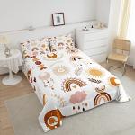 Boho Rainbow Bedding Set for Twin Girls
