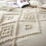 Soft Boho Tufted Queen Duvet Cover Set