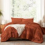 Terracotta Boho Tufted King Comforter Set