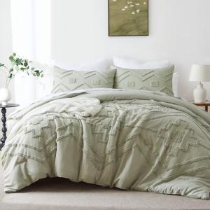 Boho Tufted King Comforter Set - 3 Pieces