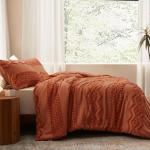 Terracotta Boho Tufted King Comforter Set
