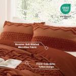 Terracotta Boho Tufted King Comforter Set
