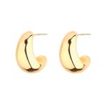 14K Gold Chunky Hoop Earrings Set for Women