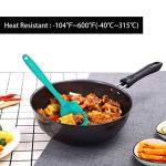 Heat Resistant Silicone Spatula Set - 5 Colors
