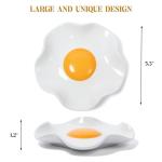 Fried Egg Ceramic Spoon Rest for Kitchen Decor