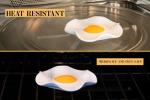 Fried Egg Ceramic Spoon Rest for Kitchen Decor