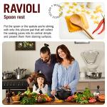 Ravioli-Shaped Spoon Rest for Your Kitchen