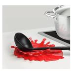 Ketchup-Shaped Silicone Spoon Rest Holder